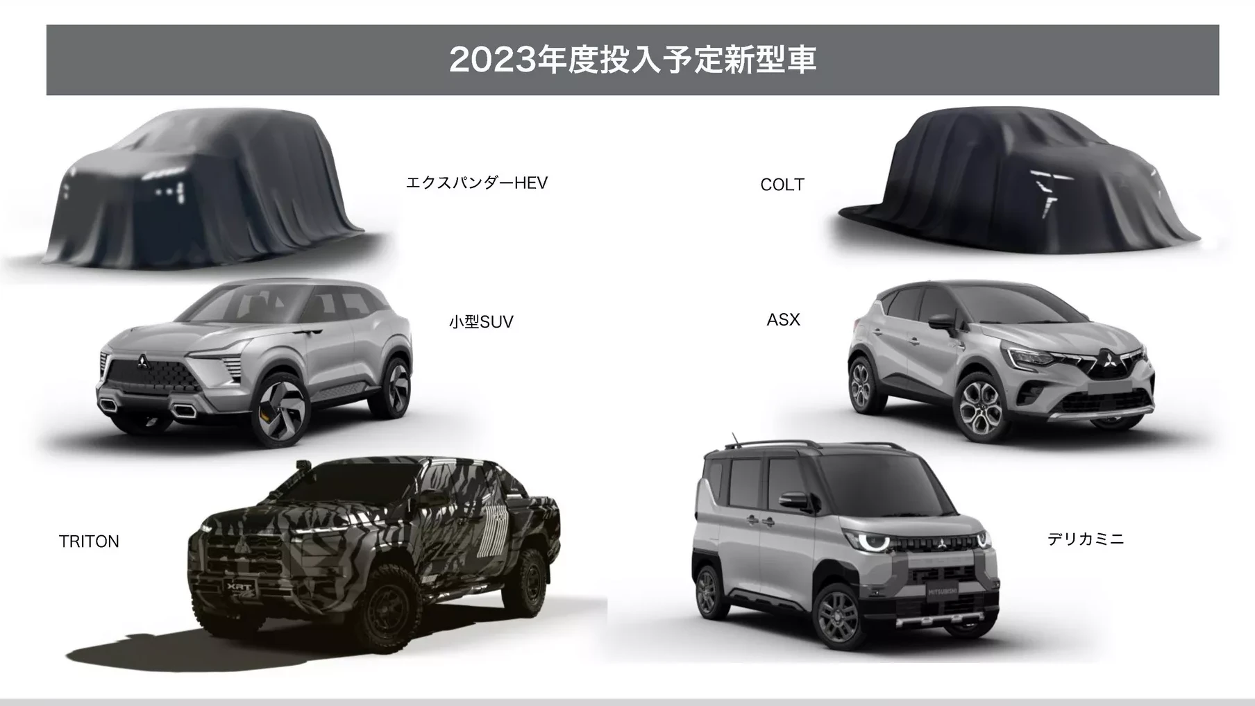 Mitsubishi sẽ ra mắt đến 6 mẫu xe mới trong năm 2023, có cả Xpander hybrid