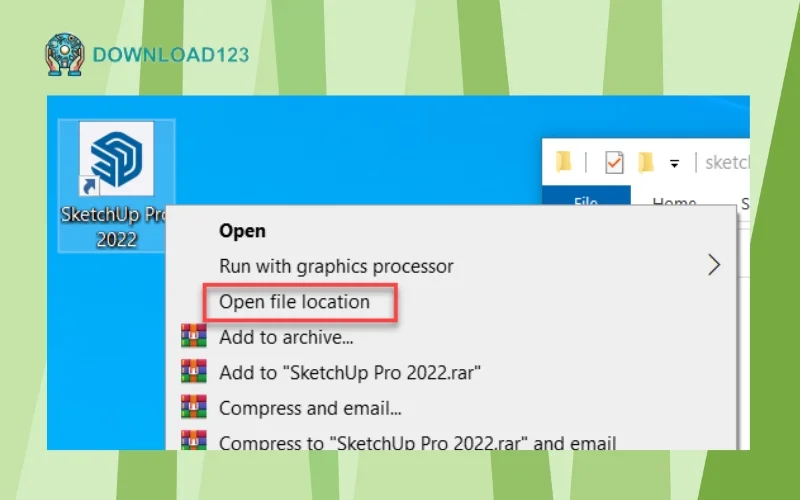 Download SketchUp Pro 2022 Full Cr'ack + Hướng dẫn cài đặt vĩnh viễn