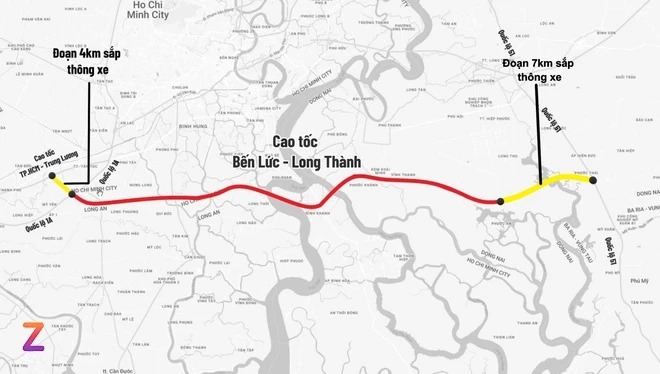 Diện mạo cao tốc Bến Lức đoạn qua TP HCM sắp thông xe