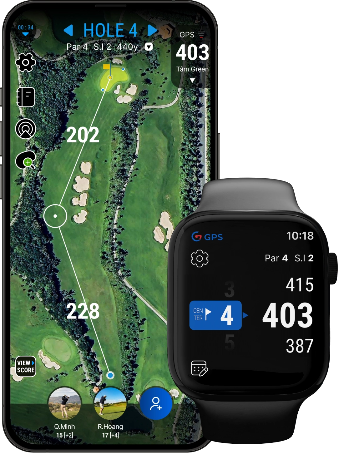 Gonta ứng dụng hỗ trợ cho golfer mới