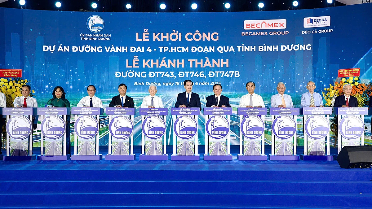 Khởi công Vành đai 4 qua Bình Dương