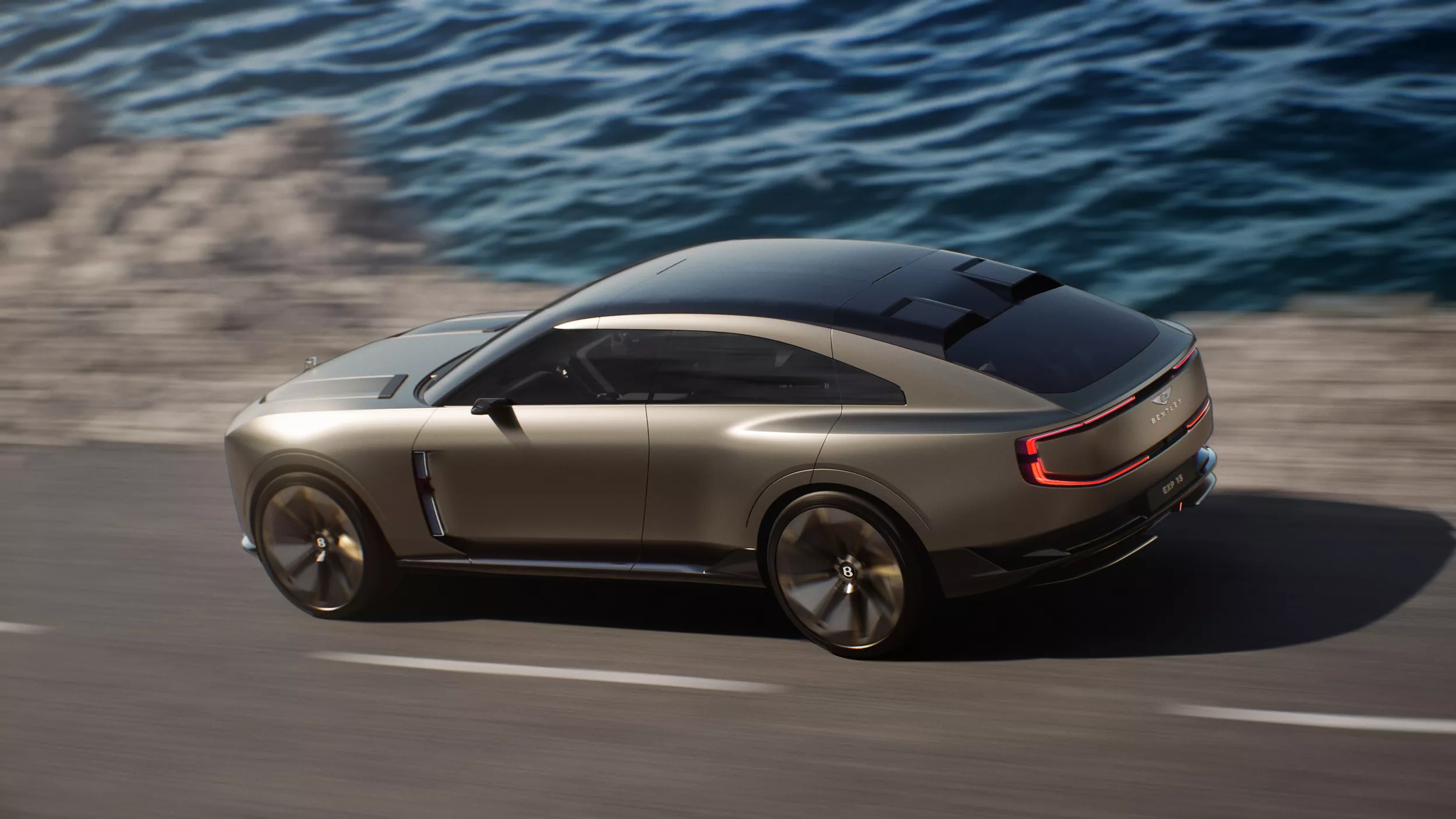 Bentley gây “sốc” với concept EV đầu tiên: không có ghế phụ, có hẳn giường cho thú cưng