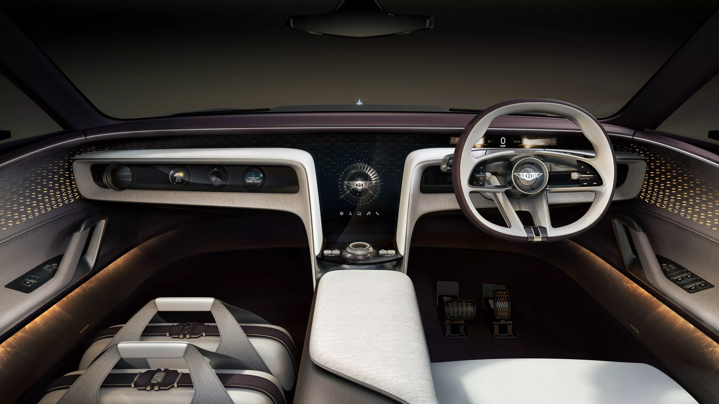Bentley gây “sốc” với concept EV đầu tiên: không có ghế phụ, có hẳn giường cho thú cưng