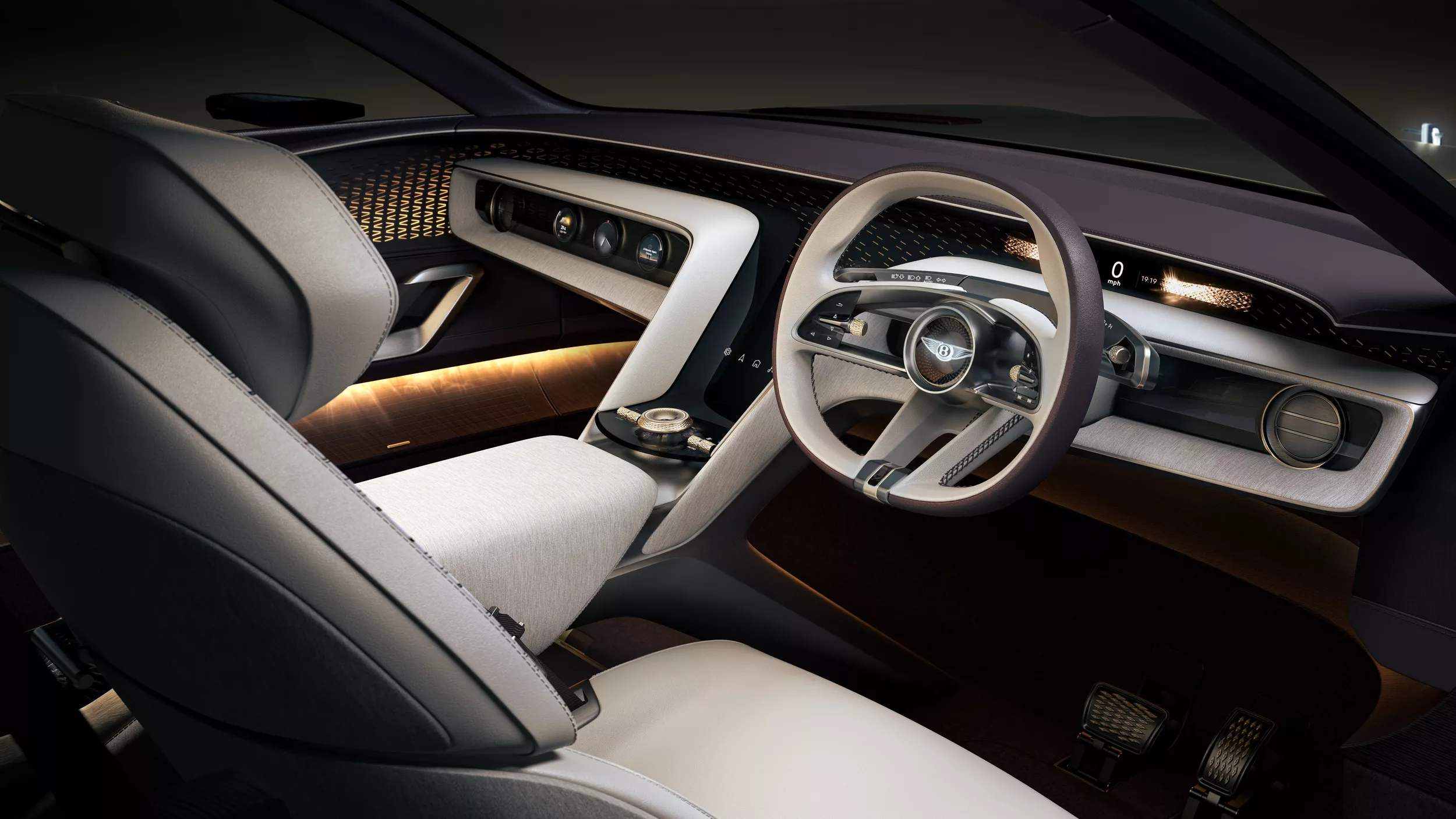 Bentley gây “sốc” với concept EV đầu tiên: không có ghế phụ, có hẳn giường cho thú cưng