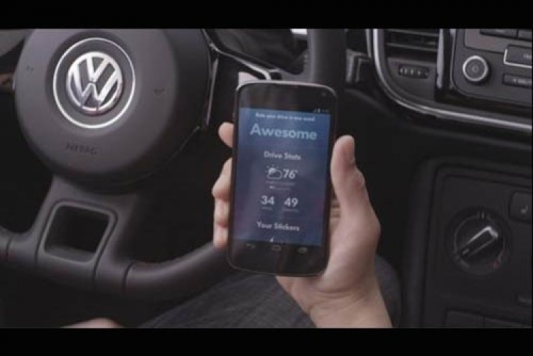 "SmileDrive" Ứng dụng mới của Volkswagen và Google mang lại cảm giác lái thú vị hơn