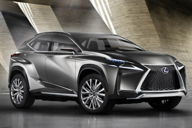 Lexus LF-NX Crossover Concept sắp ra mắt tại triển lãm Frankfurt Motor Show 2013