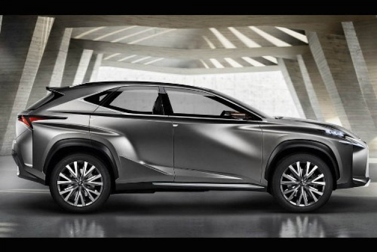 Lexus LF-NX Crossover Concept sắp ra mắt tại triển lãm Frankfurt Motor Show 2013