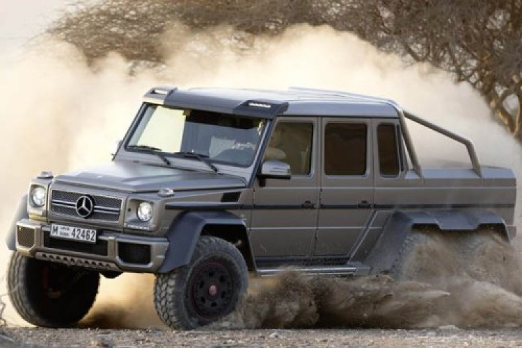 SUV G63 AMG 6x6 của Mercedes có giá hơn nửa triệu USD