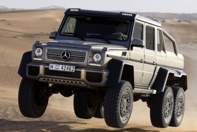 SUV G63 AMG 6x6 của Mercedes có giá hơn nửa triệu USD