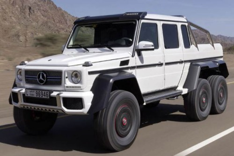 SUV G63 AMG 6x6 của Mercedes có giá hơn nửa triệu USD