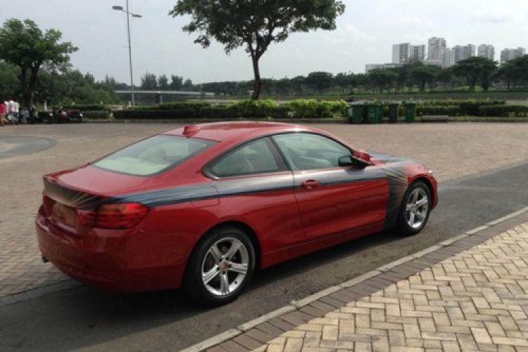 BMW Series 4 Coupé được ngụy trang xuất hiện tại Việt Nam