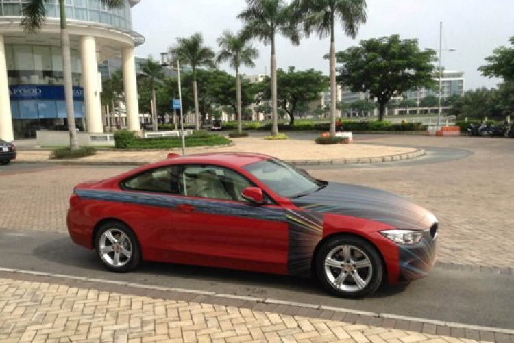 BMW Series 4 Coupé được ngụy trang xuất hiện tại Việt Nam
