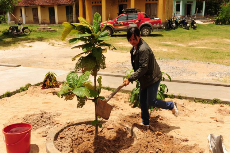 Ảnh bàn giao phòng học suối cối 1 và phân trường Bà Đẩu - Phú Yên!