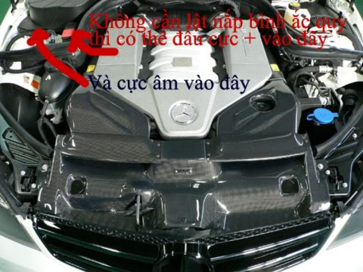 bình áccu W204 bình áccu W204