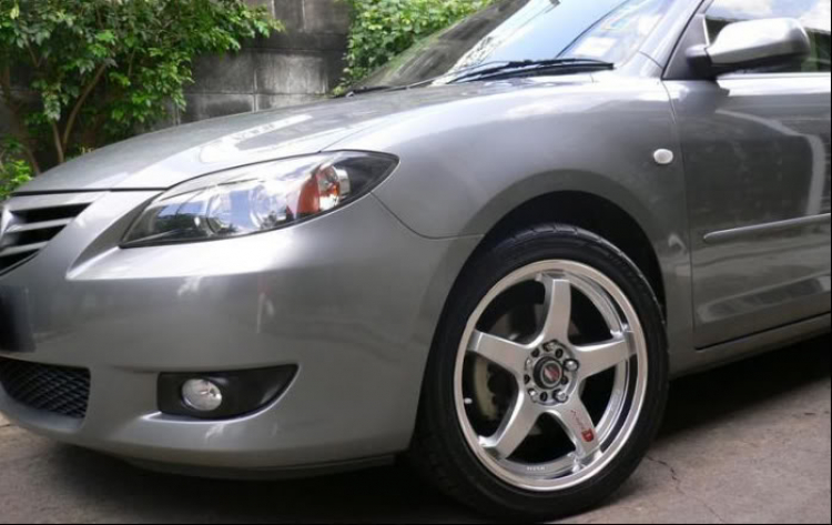 Mazda 3 độ mâm 17 - 5 chấu - sport