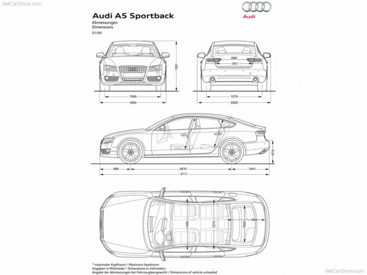 Audi A5 sportback 4 doors