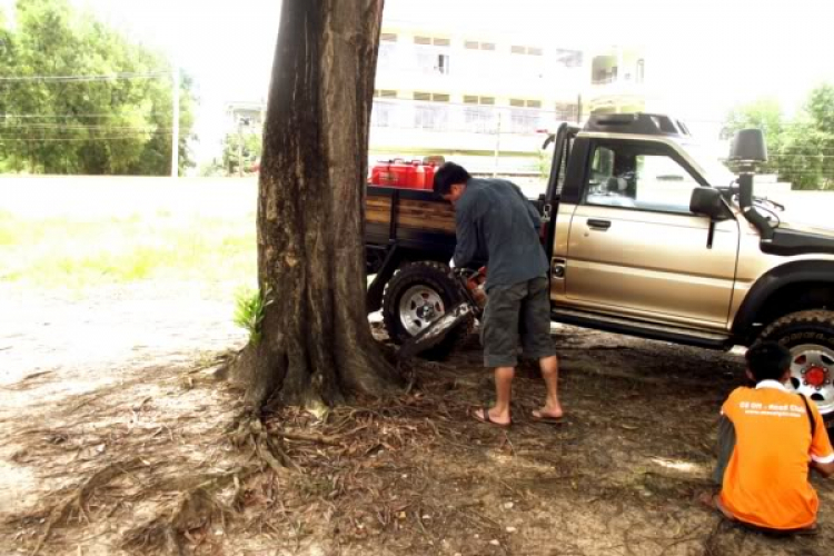 Ảnh đoàn Off-Road trải nghiệm bãi tập tăng căn cứ Nước Trong ..