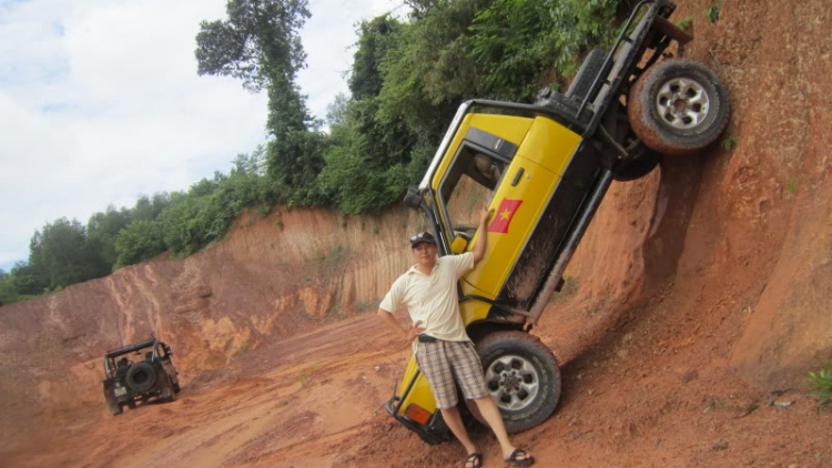 Ảnh đoàn Off-Road trải nghiệm bãi tập tăng căn cứ Nước Trong ..