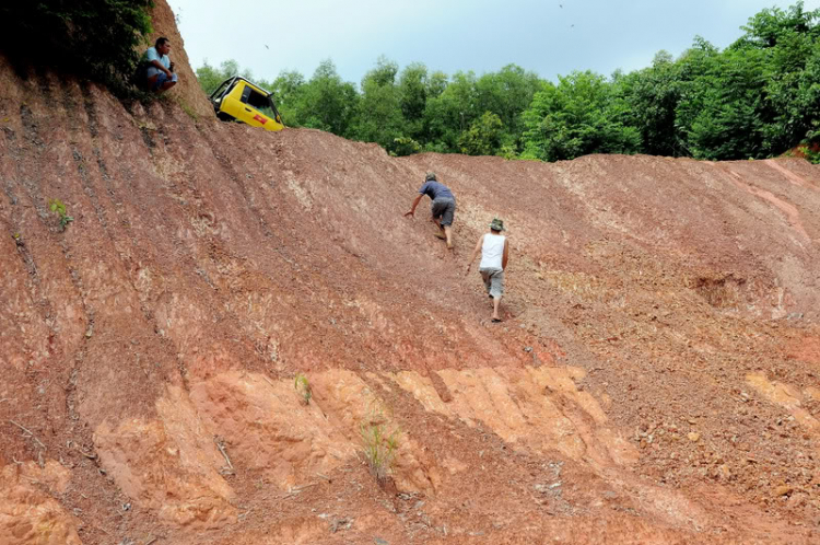 Ảnh đoàn Off-Road trải nghiệm bãi tập tăng căn cứ Nước Trong ..