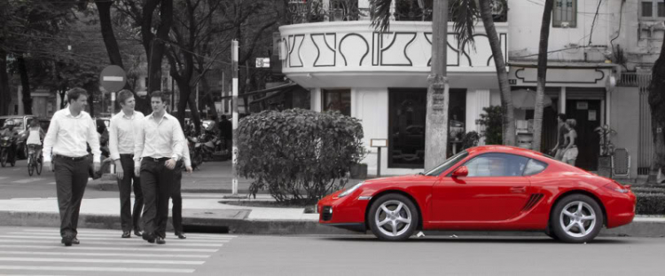 Porsche Cayman - Red