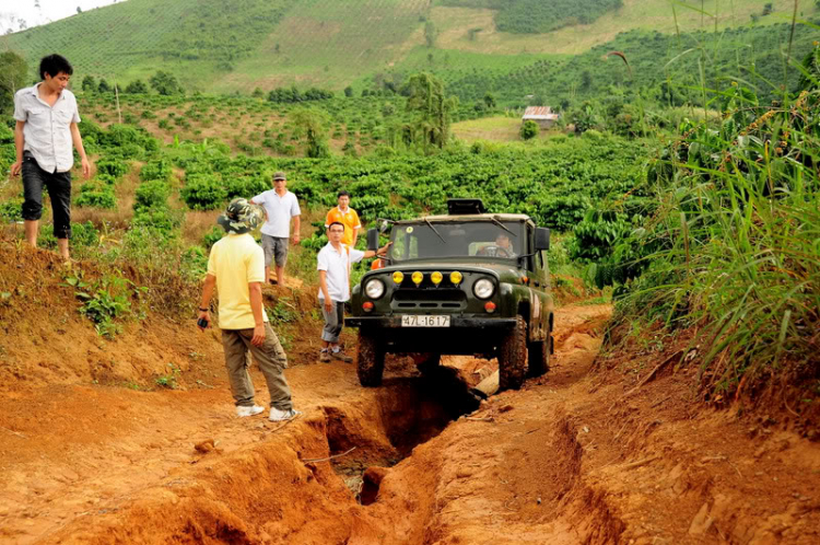 Ảnh hành trình off-road Ăn Bờ Ngủ Bụi - Đắc Nông!