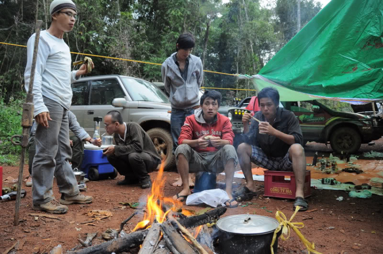 Ảnh hành trình off-road Ăn Bờ Ngủ Bụi - Đắc Nông!