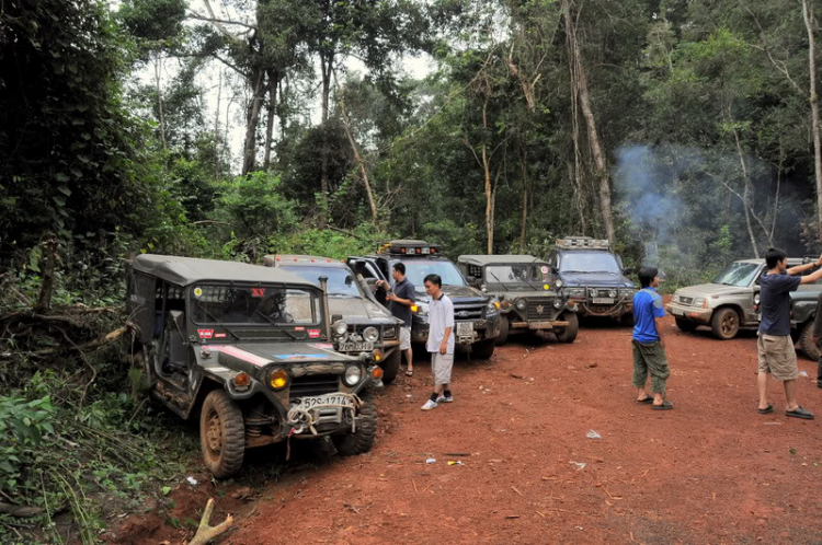 Ảnh hành trình off-road Ăn Bờ Ngủ Bụi - Đắc Nông!