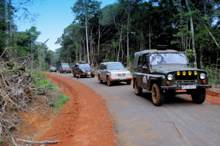 Ảnh hành trình off-road Ăn Bờ Ngủ Bụi - Đắc Nông!