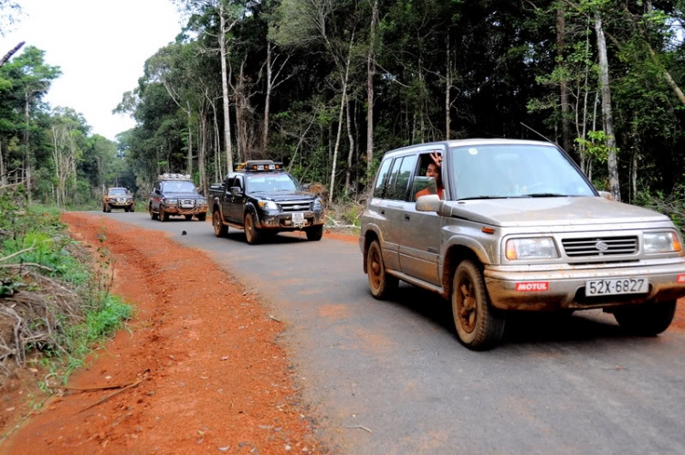 Ảnh hành trình off-road Ăn Bờ Ngủ Bụi - Đắc Nông!