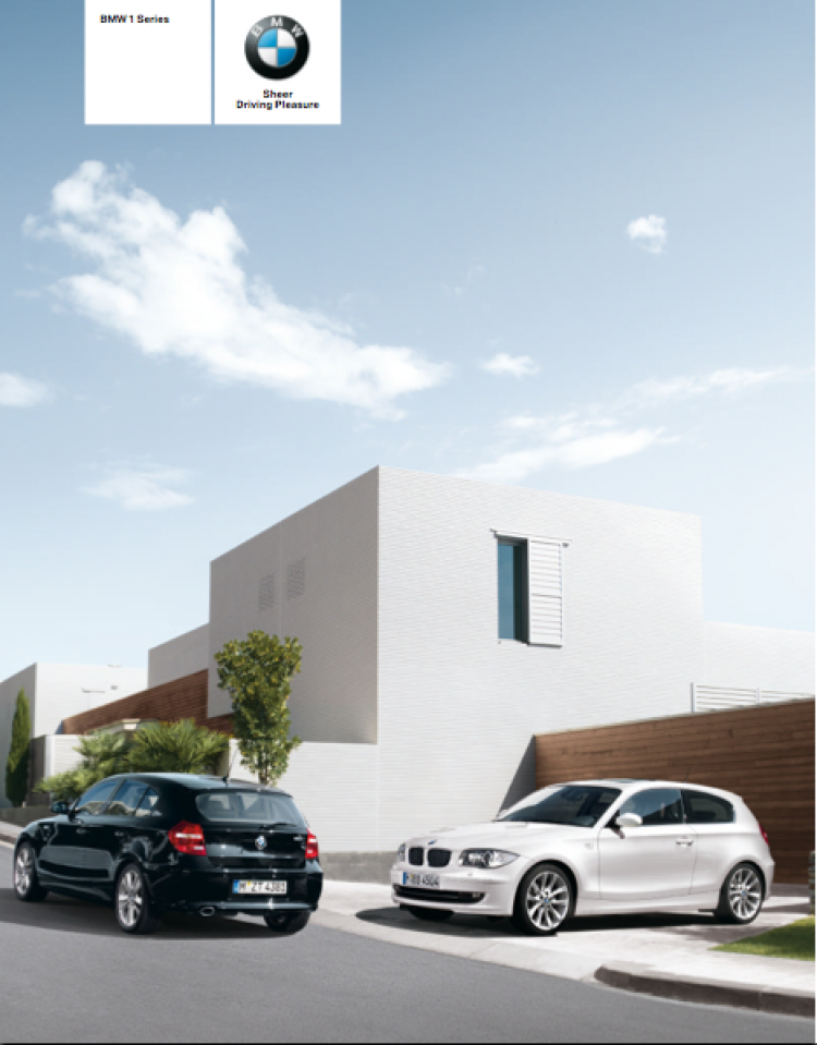 Tổng hợp các quyển Catalogue/Brochure của BMW !