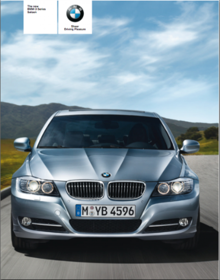 Tổng hợp các quyển Catalogue/Brochure của BMW !