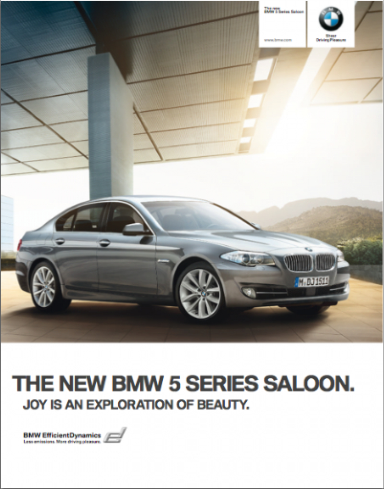 Tổng hợp các quyển Catalogue/Brochure của BMW !