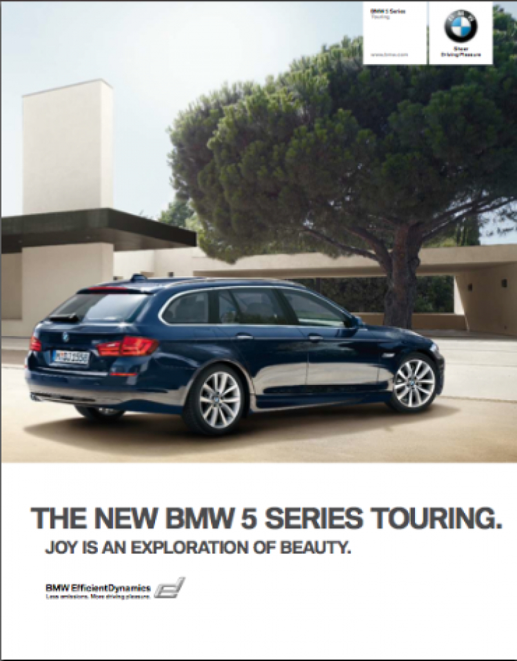 Tổng hợp các quyển Catalogue/Brochure của BMW !