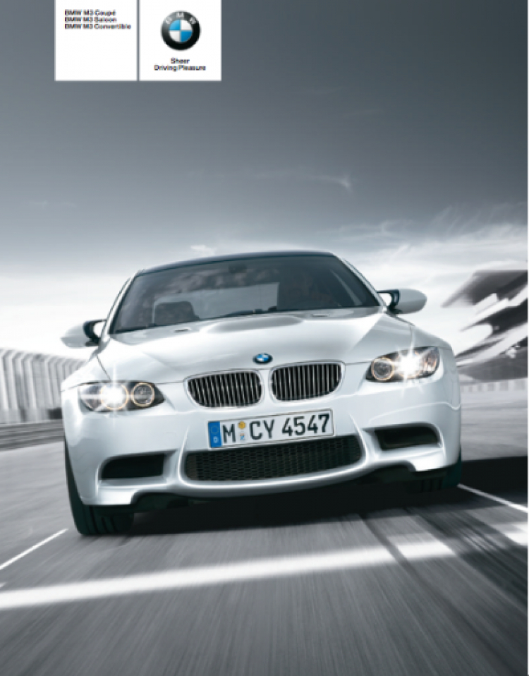 Tổng hợp các quyển Catalogue/Brochure của BMW !