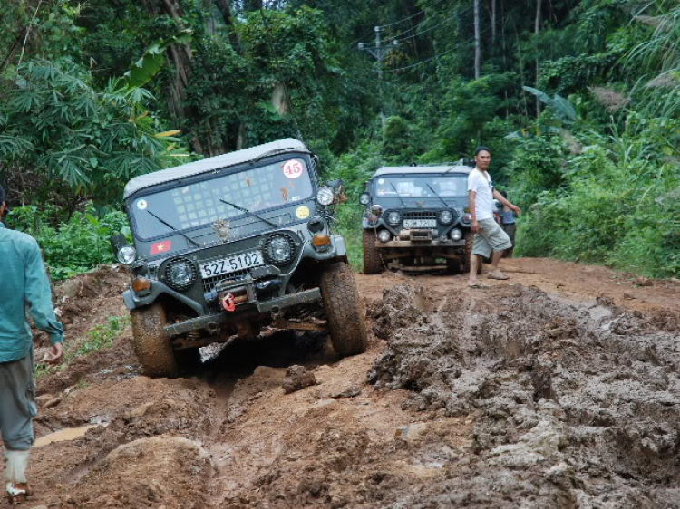 Offroad đỉnh cao tuyến Đạ tẻ - Bảo Lâm - Bảo Lộc - dốc 45 độ - Đà Lạt