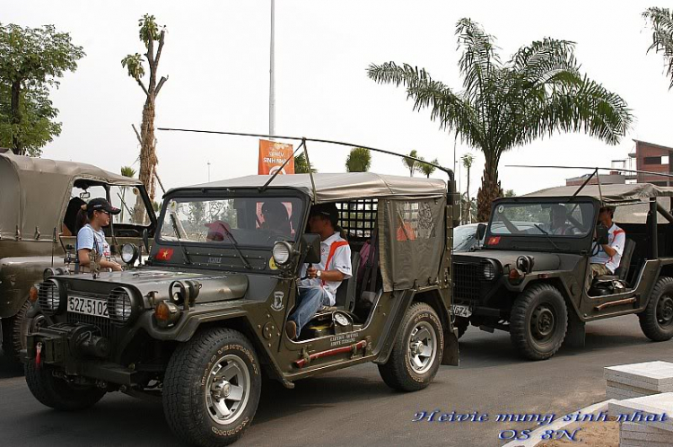 Jeep Sài Gòn - Tham dự Sinh nhật OS lần 8