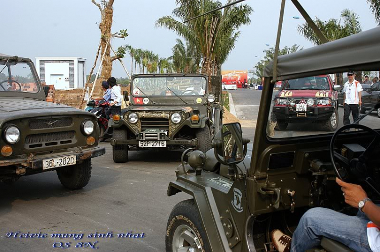 Jeep Sài Gòn - Tham dự Sinh nhật OS lần 8