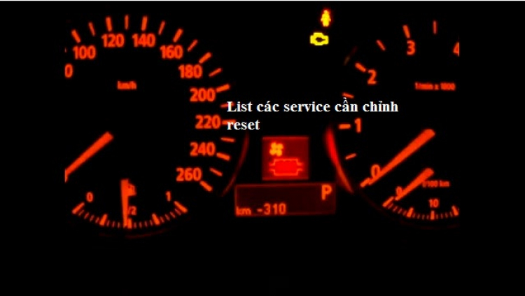 ::HỌC HỎI:: Reset Oil service Cho Tất Cả 3 Series 1998-2006 E46