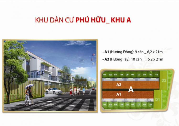 Khu dan cư Phú Hữu Q.9 giáp phà Cát Lái - mời các bác chém gió nào