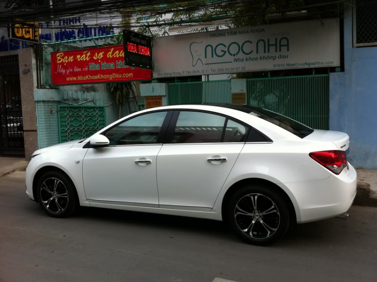 CRUZE LS của em mới dọn nội thất bên bác Tám May Nệm