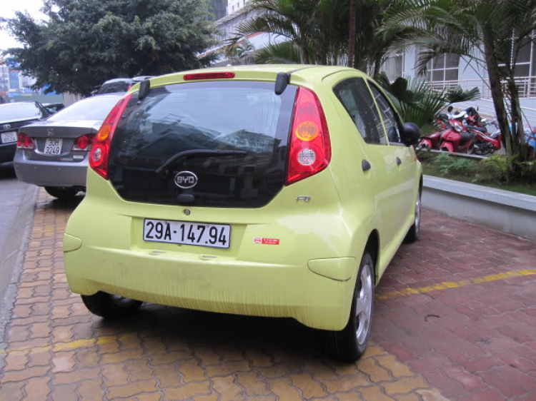 BYD F0 và Chery QQ3 - Cạnh tranh xe giá rẻ BYD F0 và Chery QQ3 - Cạnh tranh xe giá rẻ
