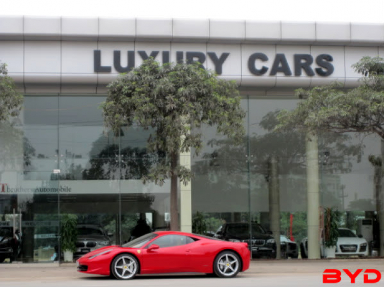 FERRARI 458 màu đỏ mới về ( chiếc thứ 5 )