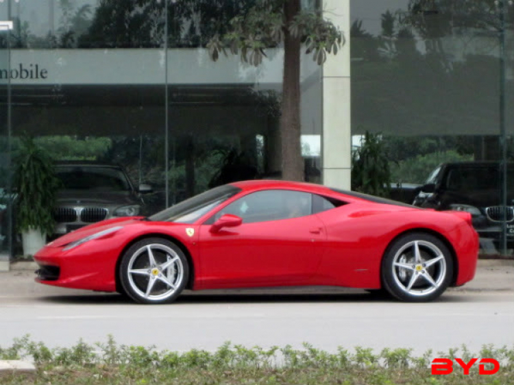 FERRARI 458 màu đỏ mới về ( chiếc thứ 5 )