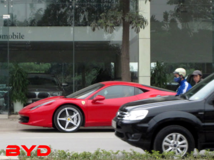 FERRARI 458 màu đỏ mới về ( chiếc thứ 5 )