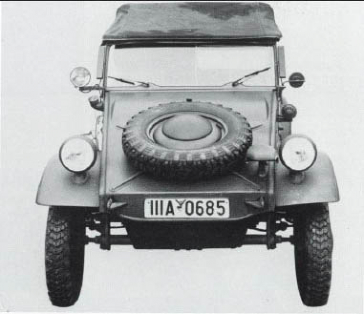 Kübelsitz-Wagen - "Jeep" của người Đức