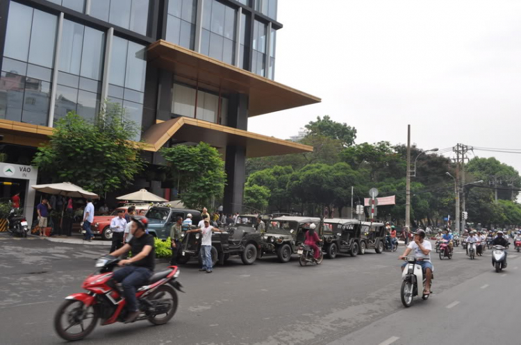 Những hình ảnh Saigon Jeep giao lưu Anh Em Saigon SideCar