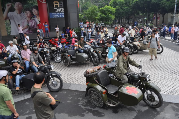 Những hình ảnh Saigon Jeep giao lưu Anh Em Saigon SideCar