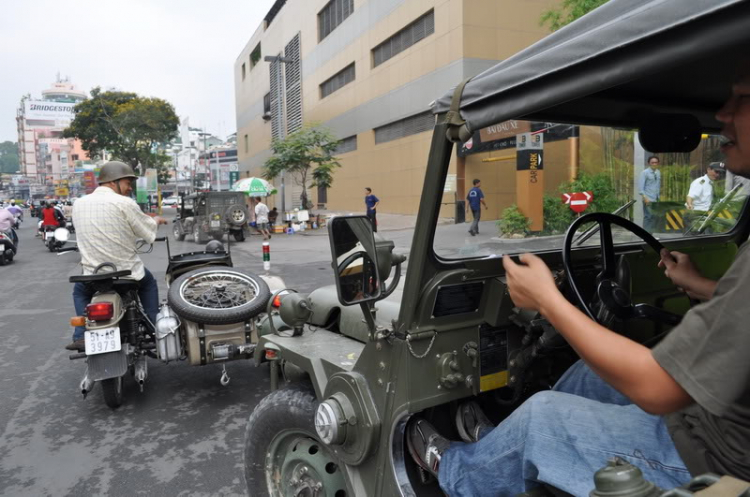 Những hình ảnh Saigon Jeep giao lưu Anh Em Saigon SideCar