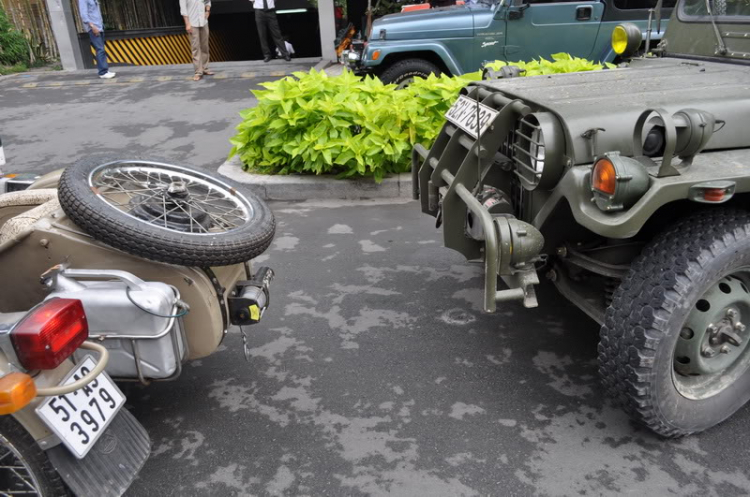 Những hình ảnh Saigon Jeep giao lưu Anh Em Saigon SideCar