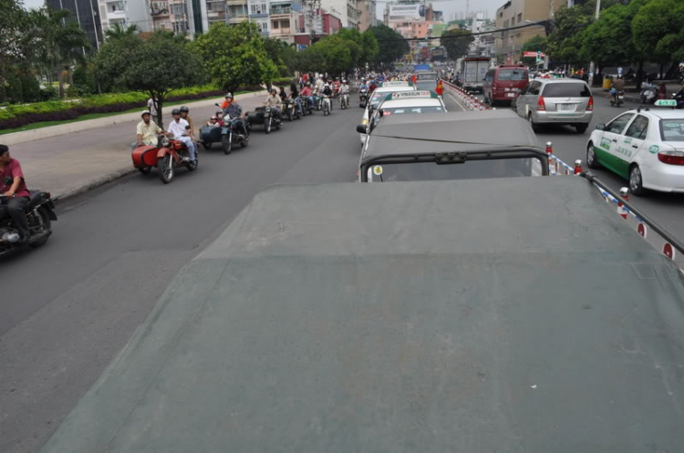 Những hình ảnh Saigon Jeep giao lưu Anh Em Saigon SideCar